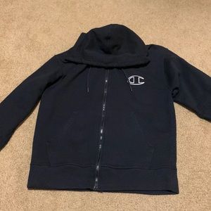 Black champion zip-up